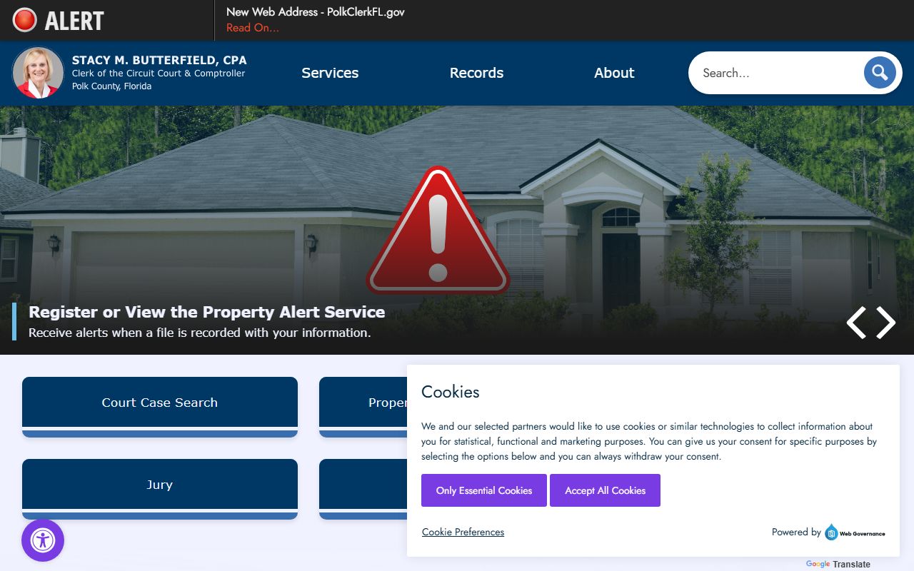 Polk County Clerk criminal records resources